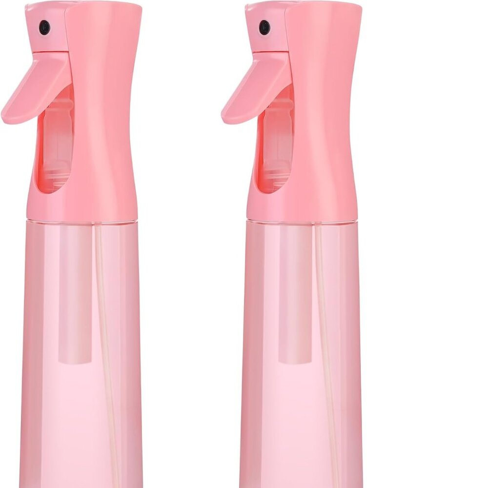 Continuous Spray Bottle for Hair (10.1oz/300ml per bottle) -2 Pack Mister Spray